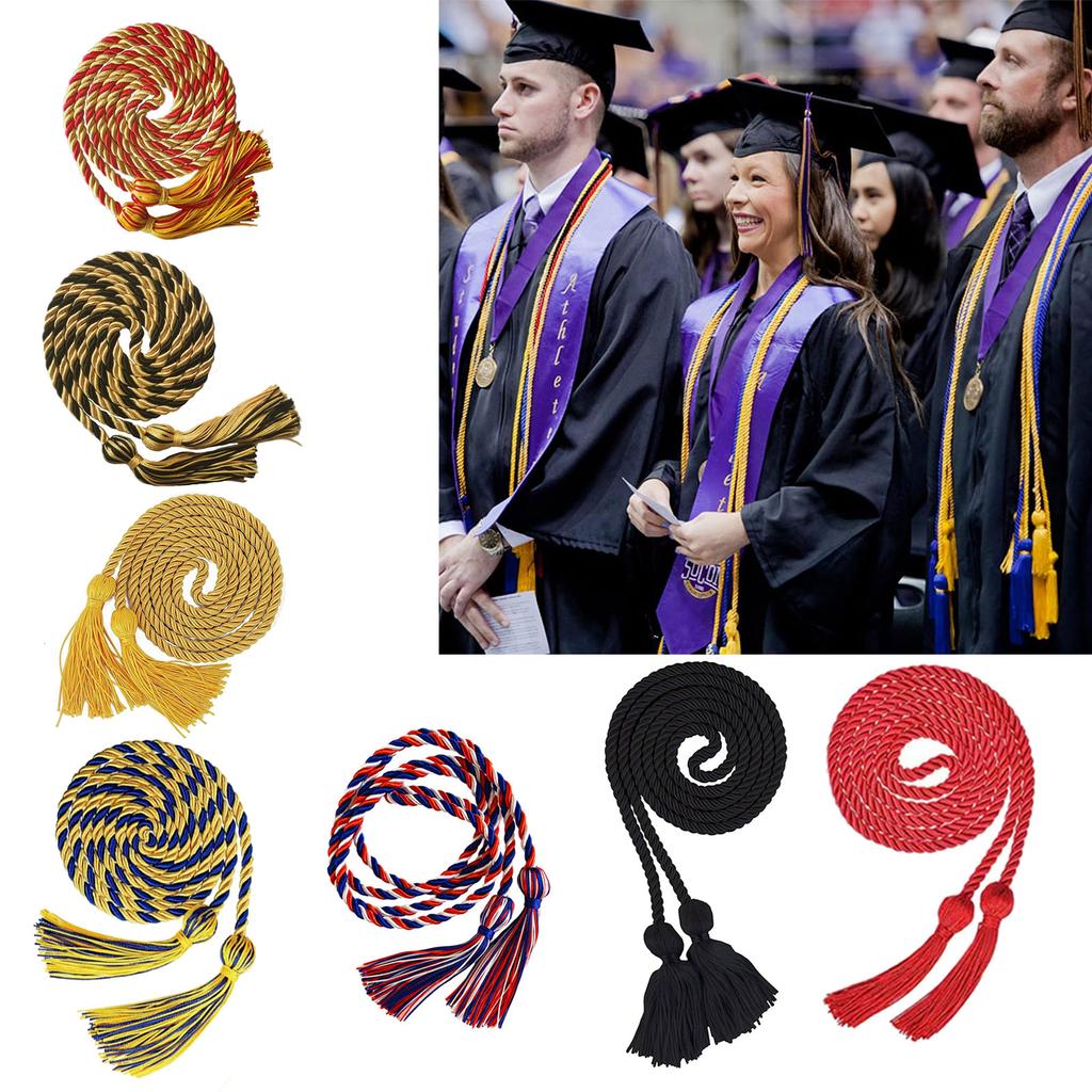 Honor Cord Graduation Ceremonies Honor Cord Long Tassels 67Inch Graduation Cord for Graduation Photos Parties