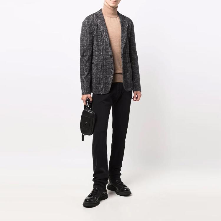 EMPORIO ARMANI Sweaters Men's Light Umber Turtleneck Moderate Base Layer 8N1M43-1M67Z-0114