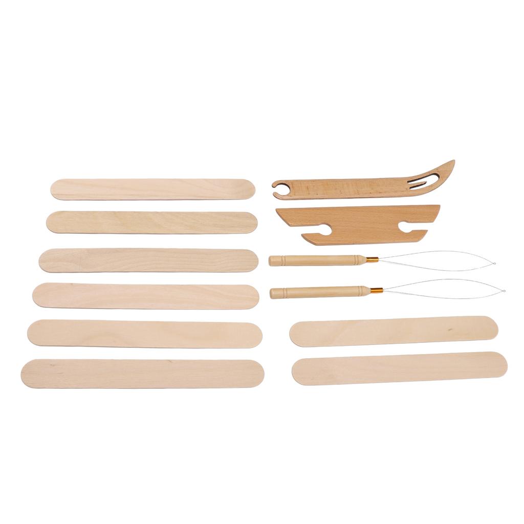 Набор из 12 шт. ткацких челноков для станков, челноки из бука, набор инструментов для детей, взрослых начинающих, рукоделие