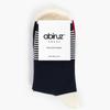 Abiruz Women's Red Point Stripe Neck Socks HM-106-UNI