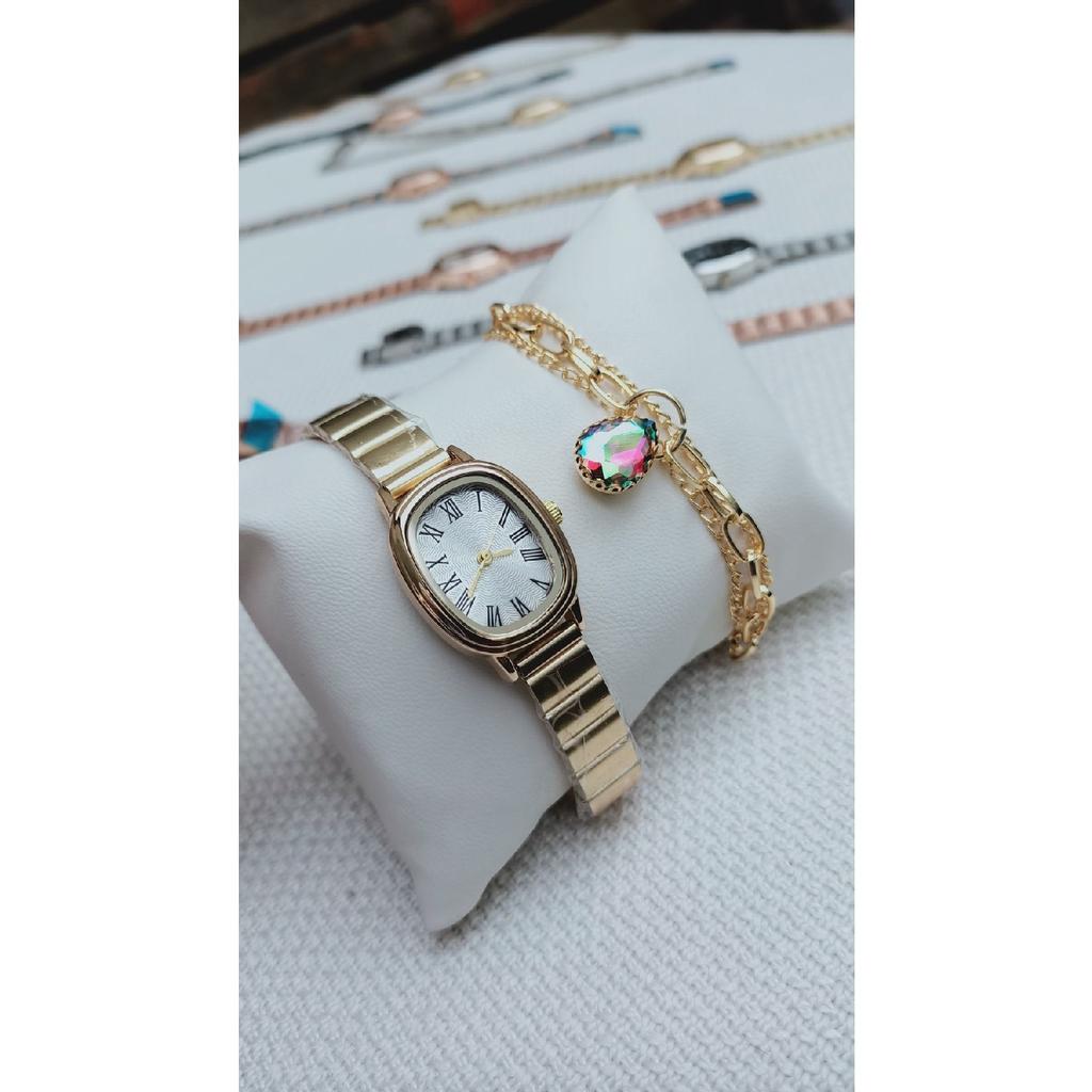 Bracelet Set Analog Wristwatch Clock Set