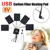 Зимняя грелка 5 В USB с теплой пастой, грелка из углеродного волокна, грелка для тела, быстро нагревающаяся нагревательная пленка, электрический инфракрасный коврик для жара