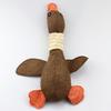 Indestructible Goose Dog Toy for Heavy Chewers Pet Stuffed Wild Goose Chew Toy with Squeaker Supports Healthy Chewing Instincts for Dogs Mental