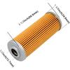 8970713480 Fuel Filter CH10479 M801101 Fit For John Deere Compact Tractor 4300 4210 4200 2320 2305 2025R 1026R 1025R 1023E Lawn Tractor 332 330 322