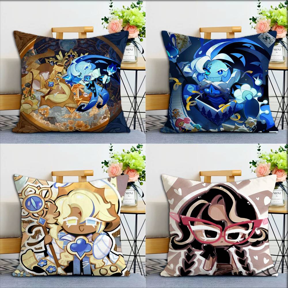 Game CCookie RRun Kingdom World Various Sizes Square Pillow Case For Car Home Bedchamber Decor