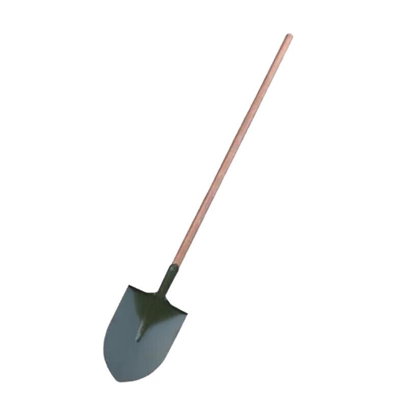 Kaisha Carbon Steel Engineer Shovel with Wooden Handle