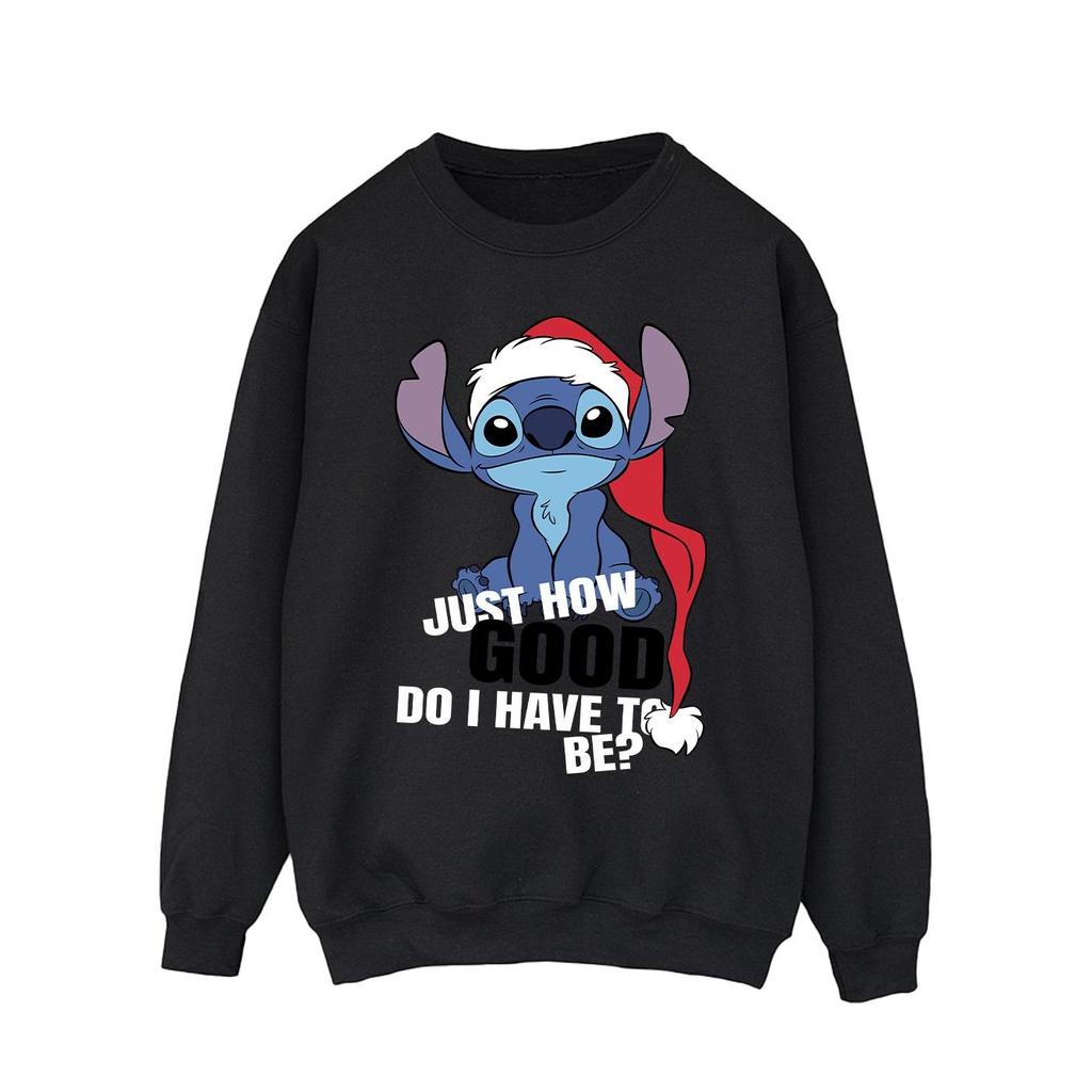 Disney Mens Lilo & Stitch Just How Good Sweatshirt
