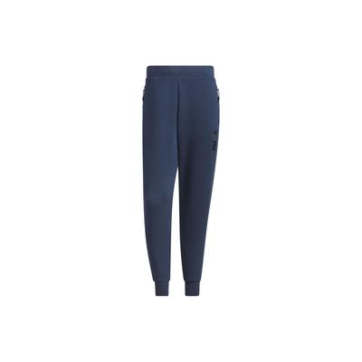 Wuji Knit Sports Pants With Solid Color Logo Men Bottoms Navy IP4906