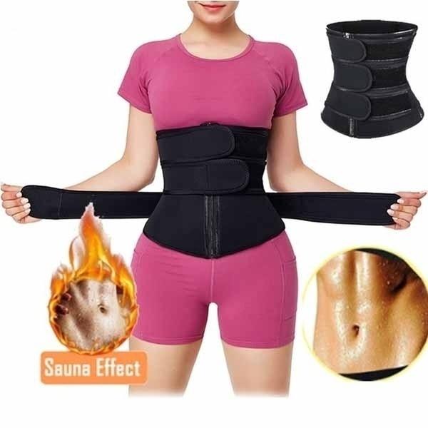Upgrade Velcro Elastic Sticker Waist Trainer Women Slimming Sheath Sweat Body Shaper Weight Loss Shapewear Belly Shapers Reducing Girdles Belt Corsets