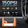 8-в-1 Стартер-power bank, Компрессор, Пылесос, Накачиватель шин, 3000А, Портативное зарядное устройство-бустер для автомобильного аккумулятора, Светодиодный фонарь