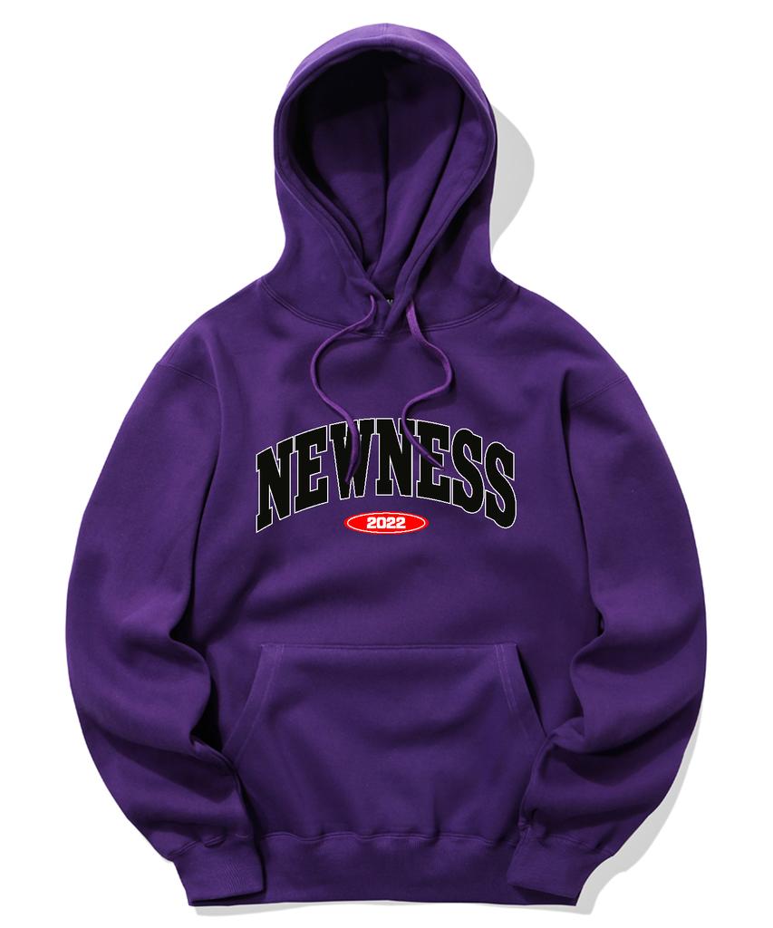 Худи с логотипом Newness - Фиолетовый
