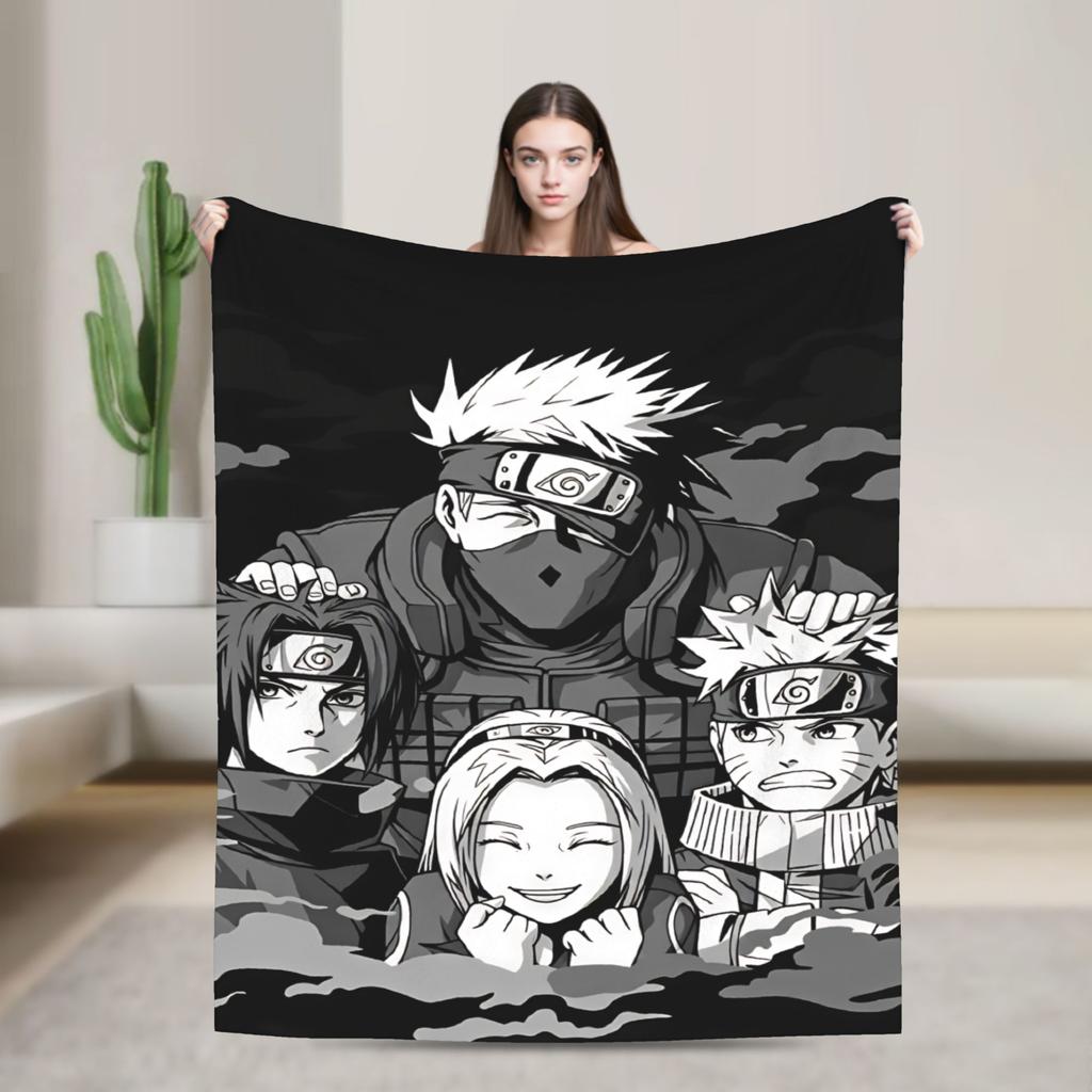Uzumaki Plush Blanket Girls Boys Flannel Throw Blanket For Couch Chair Sofa Bed Warm Soft Customized Quality Bedspread