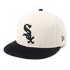 New Era newera Кепка 59FIFTY 14507987 NER35C5223 MLB Chicago White Sox CWS Слоновая костьЧерный Белый Вельвет Двухцветный Эксклюзив ONSPOTZ Мужская Женская Шляпа 5950