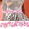Sequin Ribbon Shiny Exquisite DIY Polyester Yarn Sewing Applique Sequin Lace Trim Home Supply