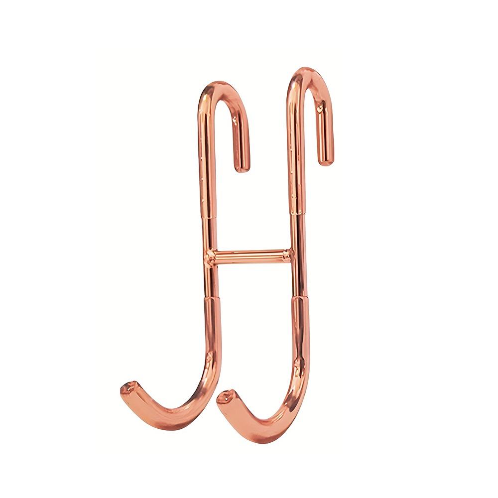Heavy Duty Shower Door Hook S Shape Hanging Towel Rack Convenient Door Towel Organizer  Shower Door