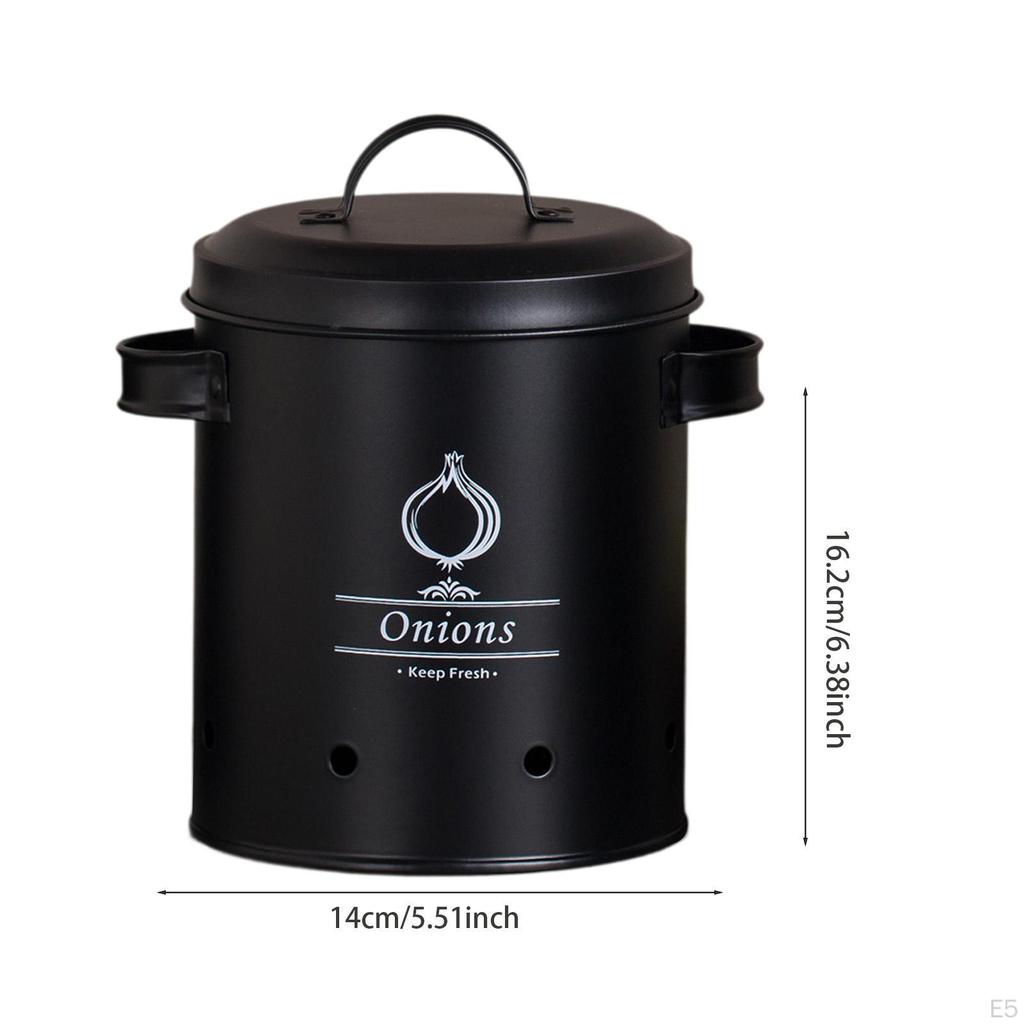 Жестяная банка для хранения овощей на кухне, контейнер для овощей Fresh Keeper с крышкой