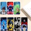 RE7 Anime Dragon Ball Vegeta Transparent Phone Case for Motorola Moto G7 G8 G9 G84 G85 G73 G24 G15 Z2 Play Power Plus