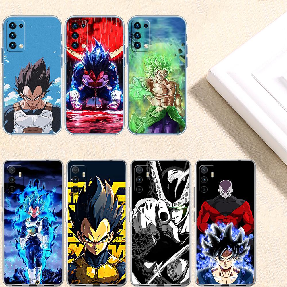 RE7 Anime Dragon Ball Vegeta Transparent Phone Case for Motorola Moto G7 G8 G9 G84 G85 G73 G24 G15 Z2 Play Power Plus