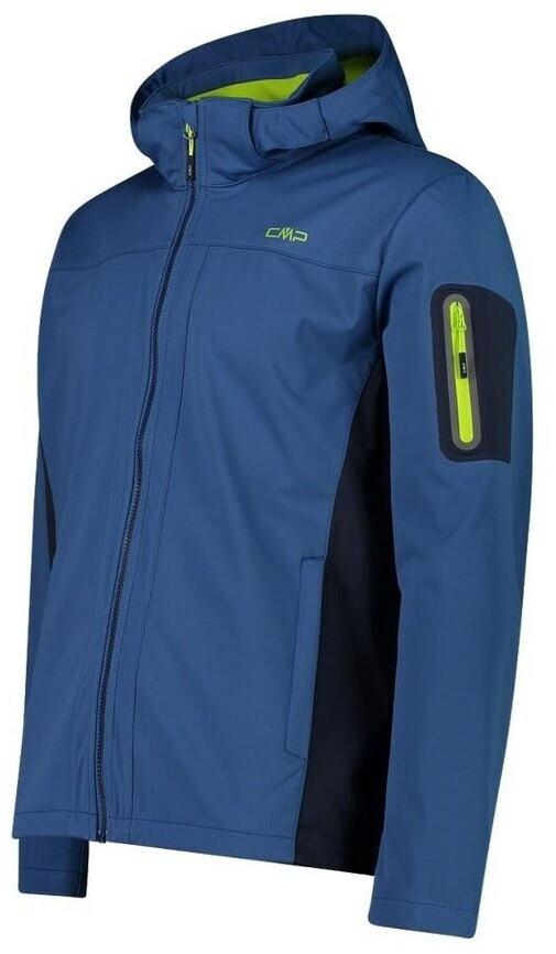 Куртка CMP Light Softshell Jacket с отстегивающимся капюшоном (39A5027) Man Jacket Zip Hood (39A5027) dusty blue-b. blue