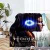Horizon Theme Printed Blanket - Perfect for Couch, Bed, Travel & Outdoor Use | Machine Washable, Cozy & Durable.