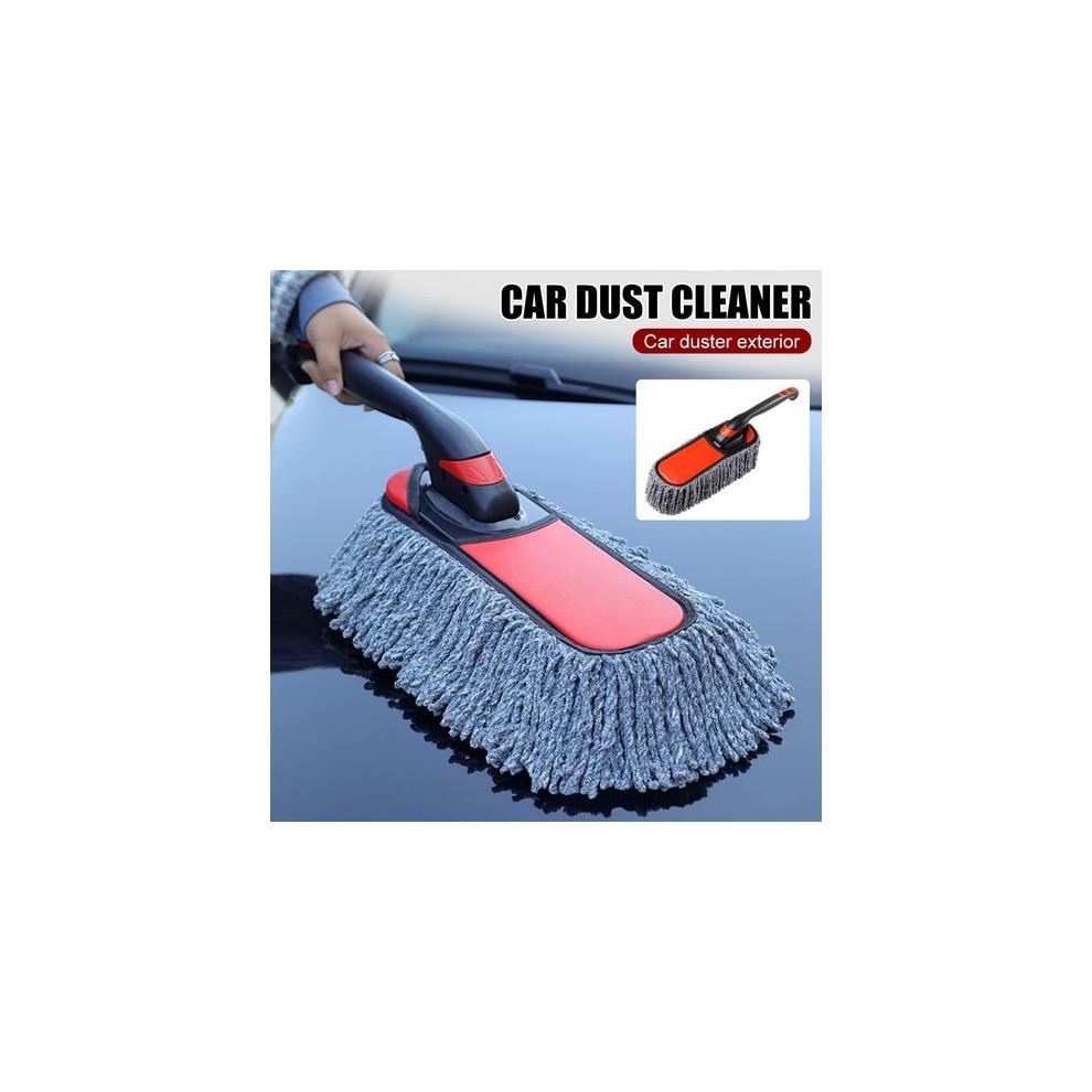 Scalable Microfiber Car Wash Cleaning Brush Duster Dust Wax Mop Dusting Tool less