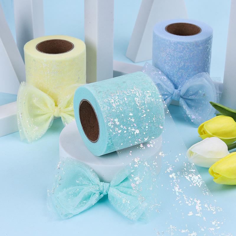 6cm25yards Diy For Tape Handmade Bowknot And Wedding Decor Party Supplies Baby Shower Tutu Skirt