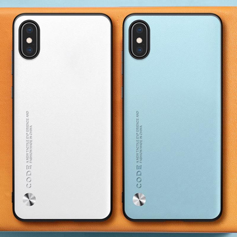 Роскошный чехол из искусственной кожи для iPhone X XS Задняя крышка Силиконовый противоударный Полная защита Чехол для телефона для iPhone X S iPhoneX iPhoneXS