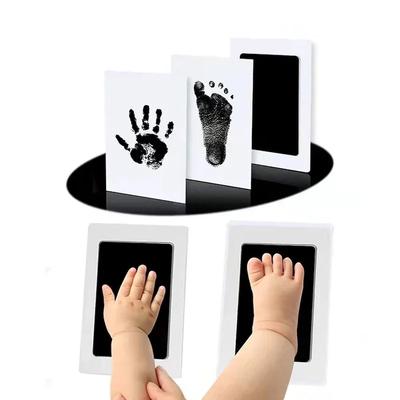 Набор для новорожденного DIY отпечатки рук и ног, чернильные подушечки, фоторамка, отпечаток руки, сувенирные аксессуары для малышей, безопасный чистый подарок для детского душа