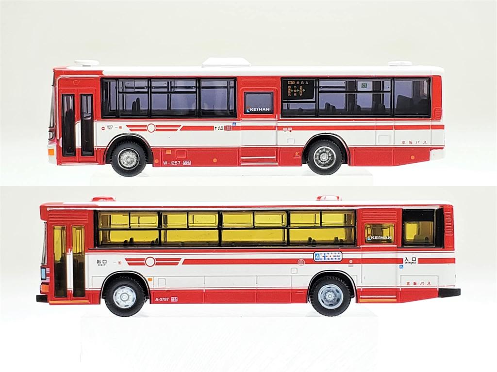 Коллекция автобусов Коллекция автобусов Keihan Bus 100th Anniversary Route Car Набор из 2 штук Диорама Принадлежности