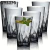 4pcs Unbreakable Plastic Drinking Glasses Shatterproof Drinking Cups Plastic Glass Cup Plastic Tumbler Cups Plastic Drinking Glasses Water Cups