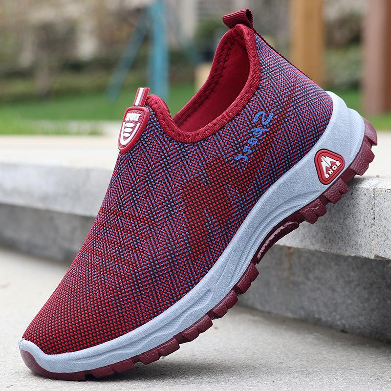 Весенние и осенние туфли из ткани Old Beijing, новые мамины альпинистские туфли, дышащая повседневная женская обувь