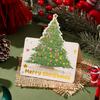 Christmas Christmas Tree Bronzing Greeting Card Florist Baking Gifts Small Card Message Card