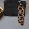 Women Girls Simulated Fox Tail Pendant Multiple Colors Decorative Keychain Furry Artificial Fur Fashion Gift Accessories