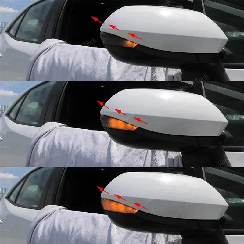 Дымчатый светодиодный динамический указатель поворота, проблесковый маячок для бокового зеркала для Toyota Corolla Sport E210 Sienta XP170 Yaris XP210