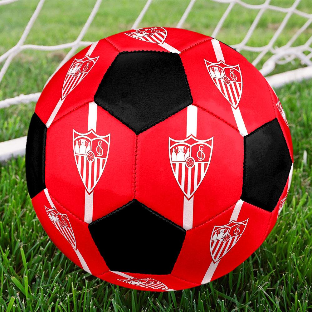 1PC Sevilla FC poster size 5 soccer ball PrahaIndoor Soccer Ball Colorful All Ages Machine Stitched PVC Competition Ready Durable High-Bounce
