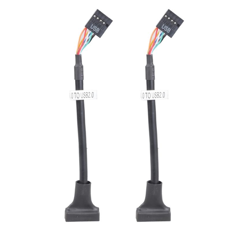 Кабель-переходник USB 3.0 на USB 2.0, 20-контактный USB на 9-контактный USB для повышения совместимости устройств, 1 шт./2 шт.