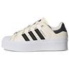 Superstar Bonega Wonder White Black Women Sneakers Cream Core-Black Gold-Metallic IF4827