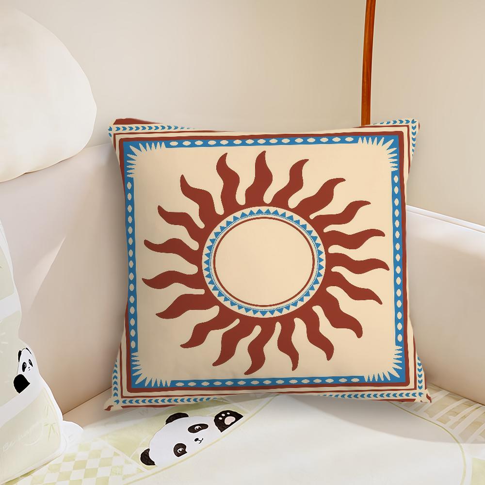 Cute Flowers Fashion Art cushion cover Pillow Case Plush Fabric Soft Double Sided Print Sofa Cushion Cover Throw Pillow Covers
