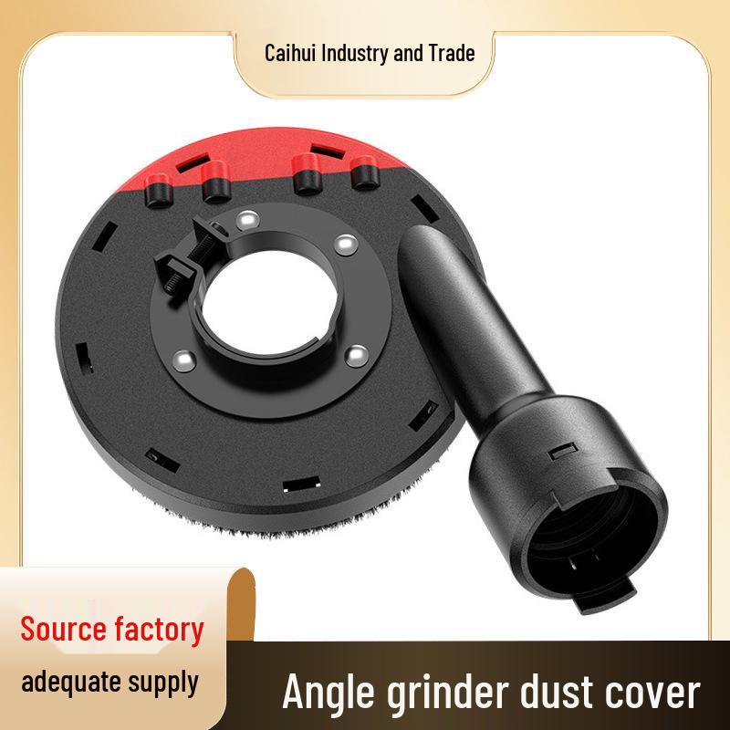 Универсальная крышка для пылеудаления для угловой шлифмашины - Полный комплект со щеточным уплотнителем и защитной пылеизоляцией