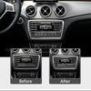 For Mercedes Benz A Class W176 GLA X156 CLA Accessories Car Interior Air Conditioning CD Console Panel Cover Trim Car Styling