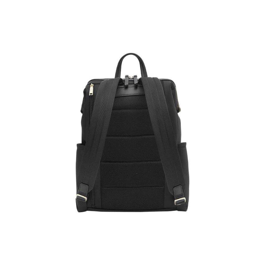 Samsonite Cp-Lite Logo Zipper Commuter Large Capacity Fabric And Leather Backpack Women backpack Black TL3-09005