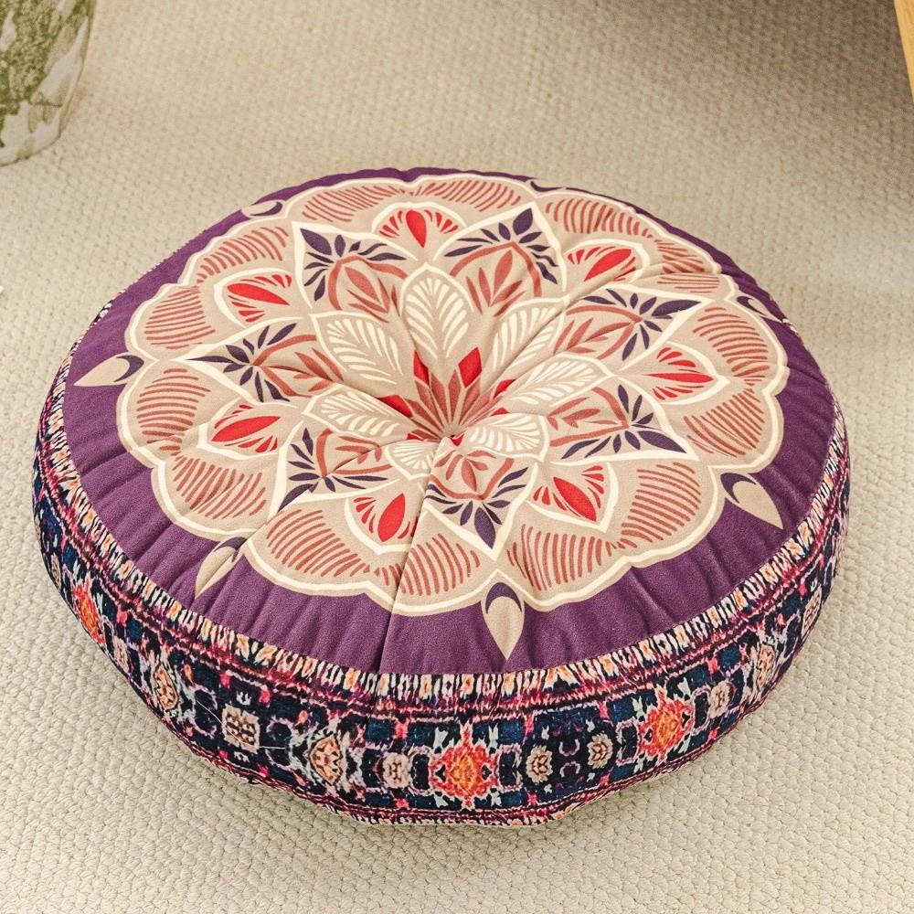 45x45x8cm Round Tatami Cushion Thickened Futon Seat Cushion For Living Room Sofa Tatami
