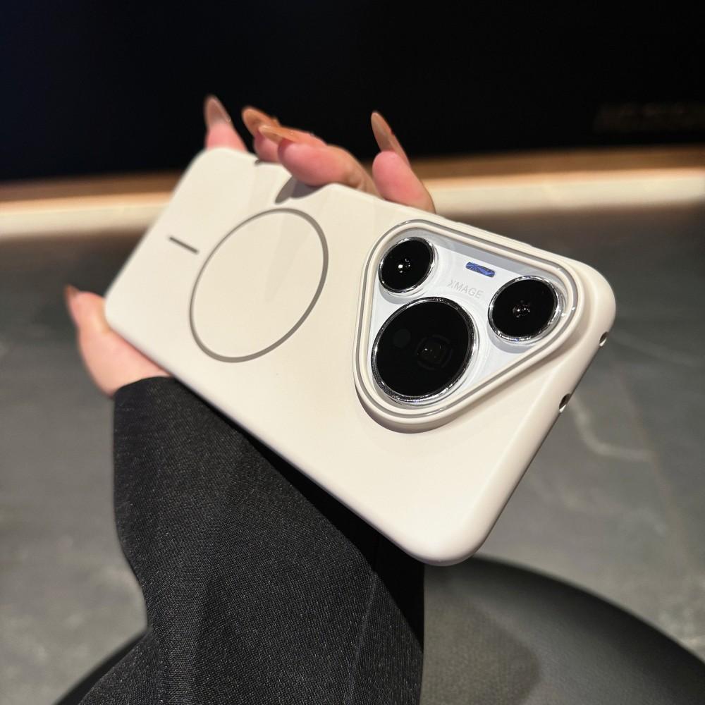 Для Huawei Pura 70 Pro Ultra Чехол Жесткий ПК Магнитный Беспроводная зарядка Защитная задняя крышка Чехол Для Huawei P70 P60 P50 P40 Pro