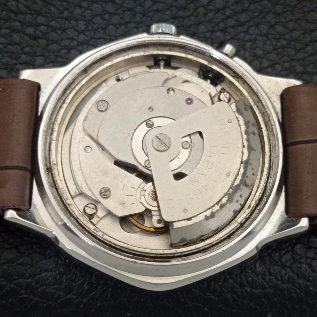 ЯПОНИЯ ВИНТАЖ ORIENT CRYSTAL АВТОМАТИЧЕСКИЕ 46943 МУЖСКИЕ ЧАСЫ С ОРИГИНАЛЬНЫМ ЦИФЕРБЛАТОМ a703470-1 R213c-a703470