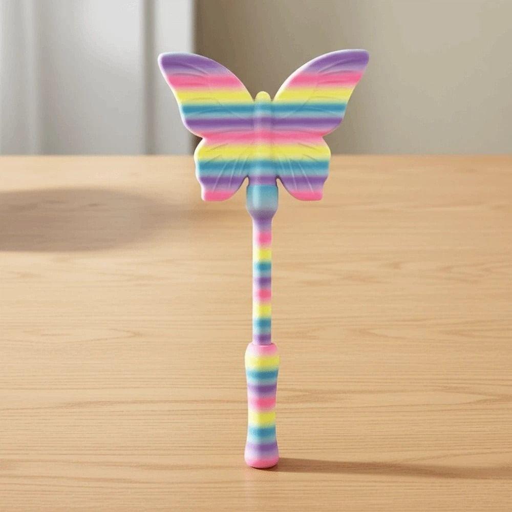 Creative 3D Printed Wand Tap To Pay Detachable Rainbow Color Butterfly Magic Wand Holder Funny Cute Contactless Payment Sleeve