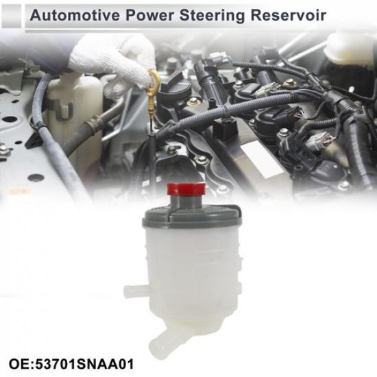 Power Steering Reservoir for Honda Civic 2006-2011 No53701SNAA01 1 Pc White