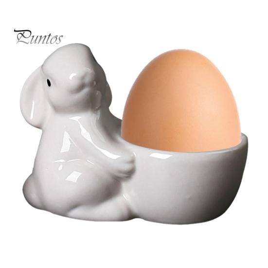 Керамическая подставка для яиц в виде кролика, декор для стола для завтрака, подставка для яиц в виде кролика для яиц всмятку, украшение для дома на Пасху