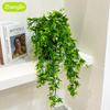 80 см искусственное растение красный кленовый лист плющ домашний декор зеленый вьющийся лист ротанг праздничный уличный декор спальни искусственный цветок