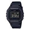 CASIO Casio Square Digital All Black Watch Kids Middle School High School Students Thin Lightweight Waterproof W-218H-1B Mens Womens [Товар]