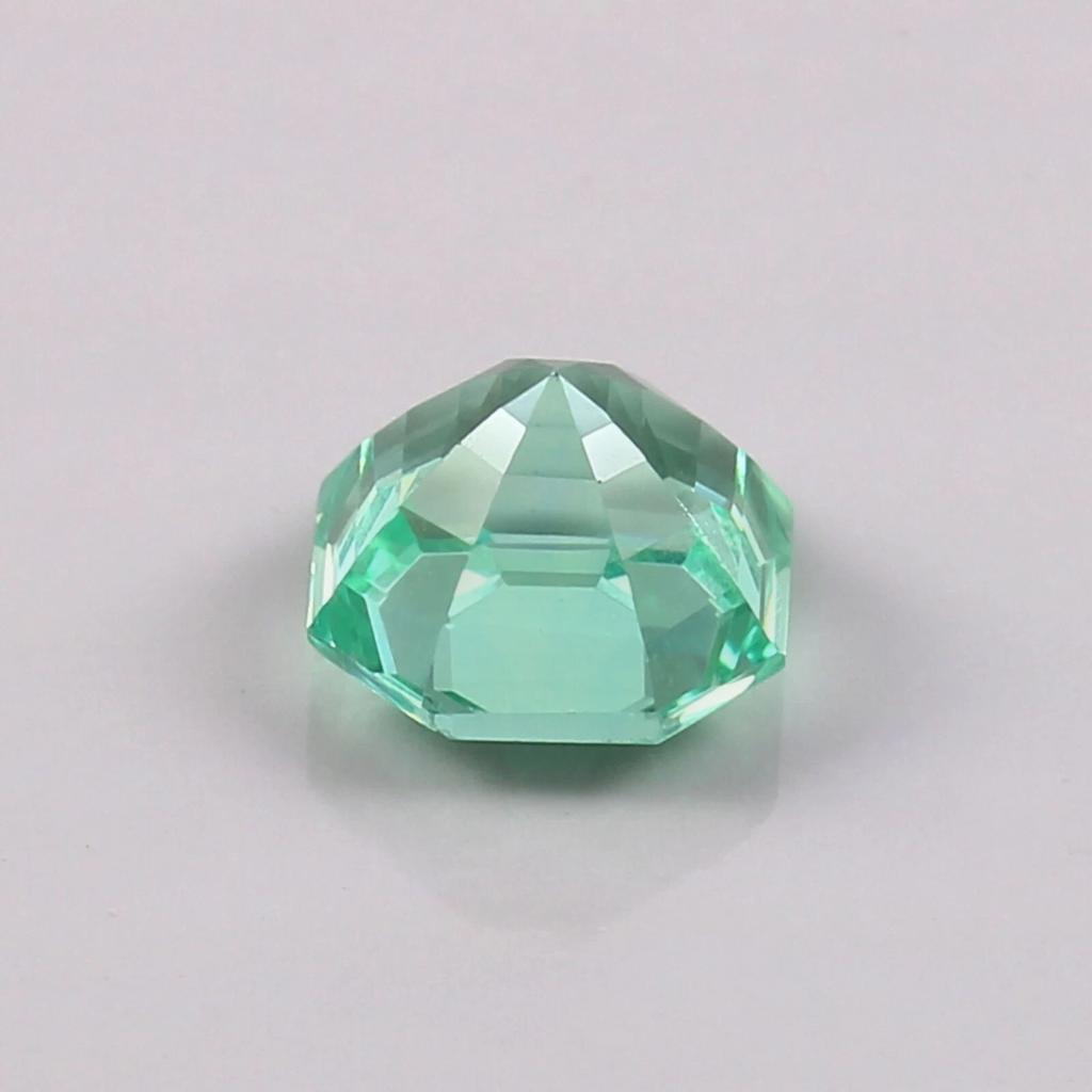 Natural Green Sapphire Loose Gemstone 9.5 ct Ceylon Parti Sapphire Shape September Birthstone Gift